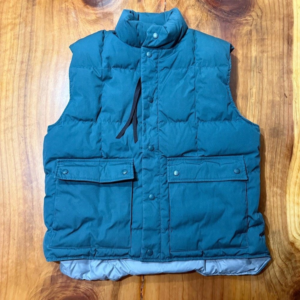 Vintage Eddie Bauer Goose Down Vest Mens Large Outdoor Winter Quilted Puffer J1